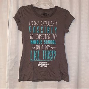 Gray Ferris Bueller’s Day Off T-Shirt
